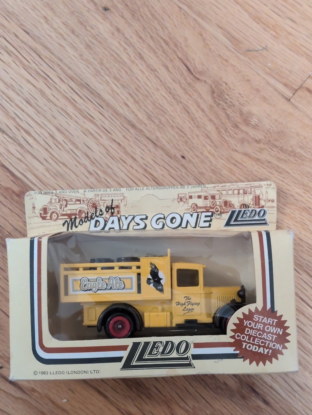 Vintage 1983 Lledo Day Gone Eagle Ale Truck